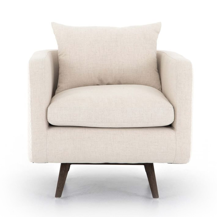 Rounded Back Swivel Chair