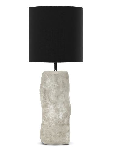Raw marble table hot sale lamp