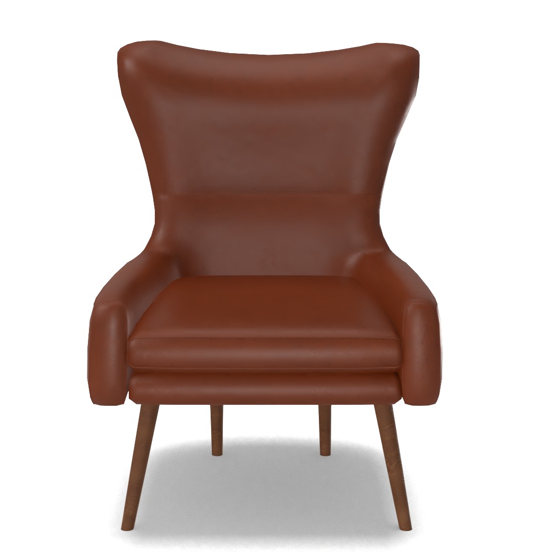 Erik Leather Wing Chair