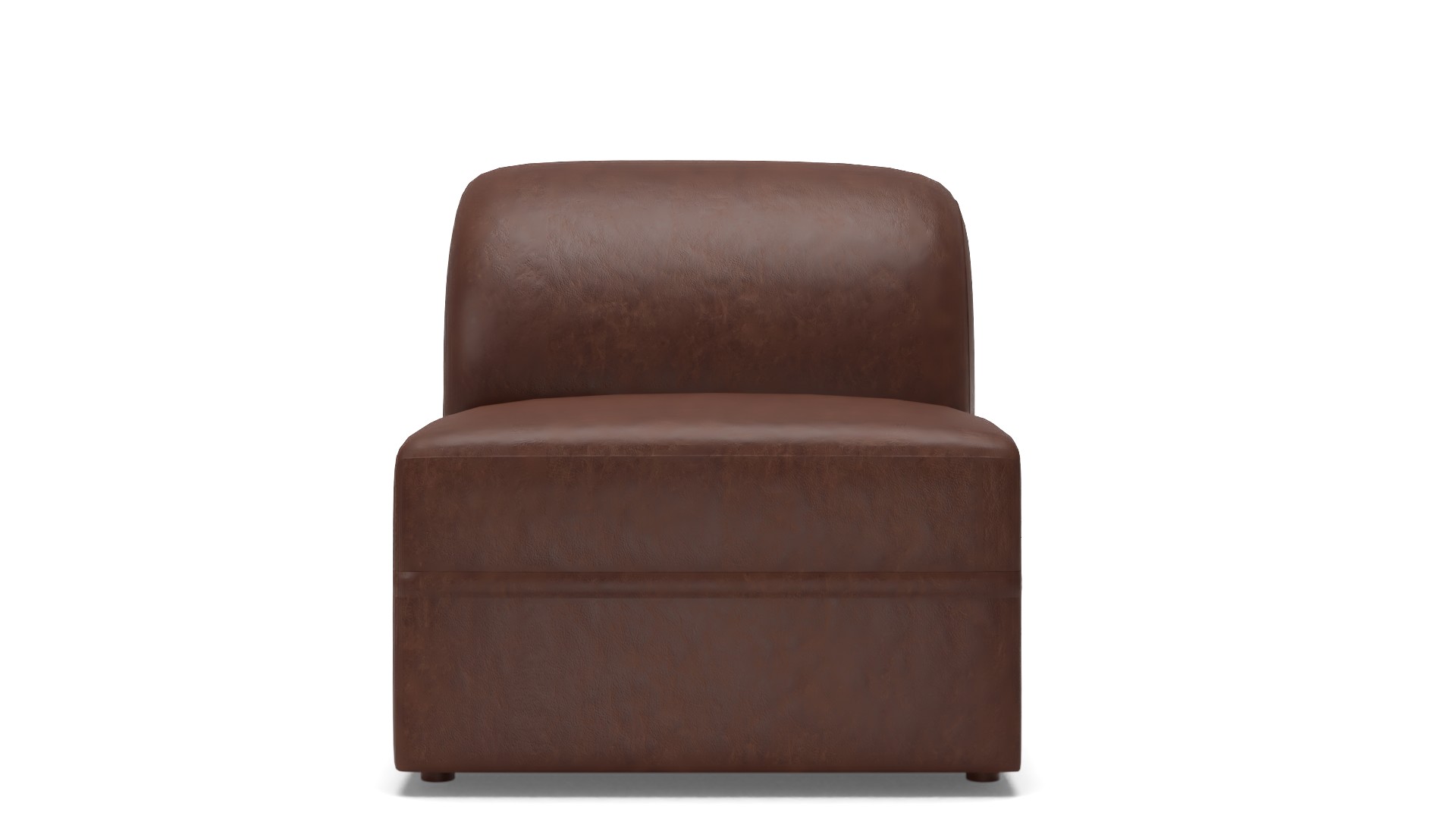 Ultra Lounge Square ARm Upholstered Armless Chair