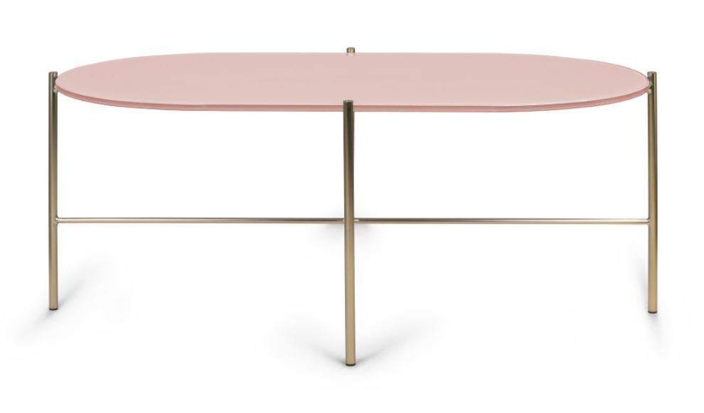 Silicus Pink Oblong Coffee Table