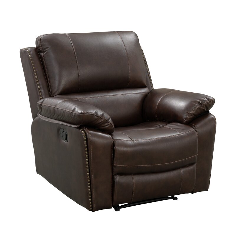 Igipa Genuine Leather Manual Standard Recliner