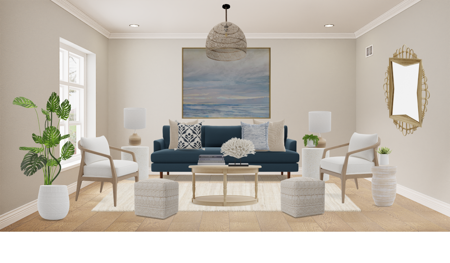 Coastal Living Room Carpet 4 By 6
