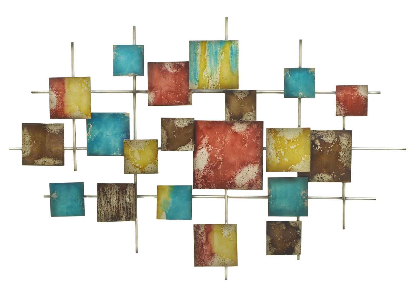 Geometric Metal Wall Decor