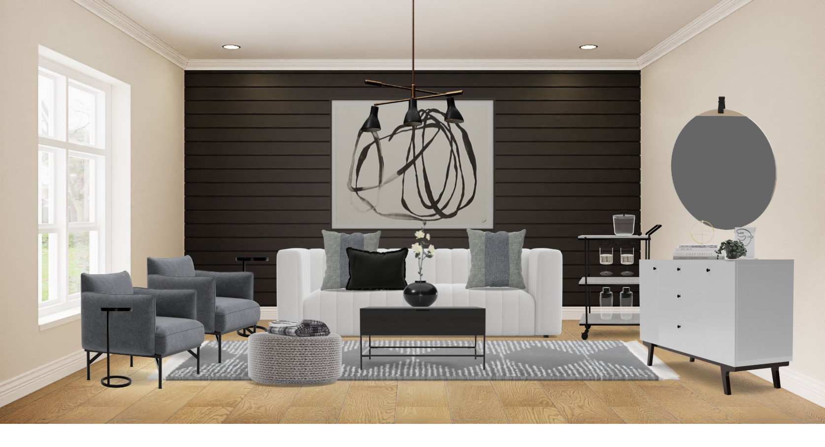 Modern Living Room Set With Lift top coffee table Spacejoy