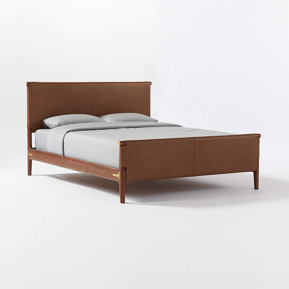 Curator Queen Leather Bed