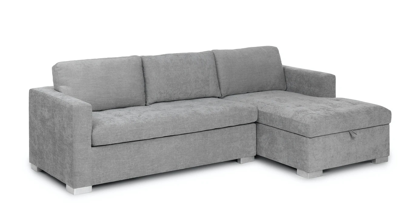 Soma Dawn Gray Right Sofa Bed