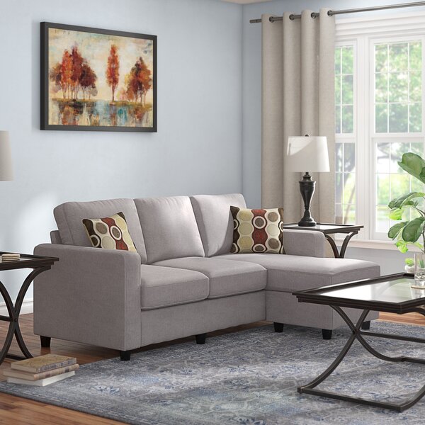 Sylvette Reversible Sofa And Chaise with Ottoman