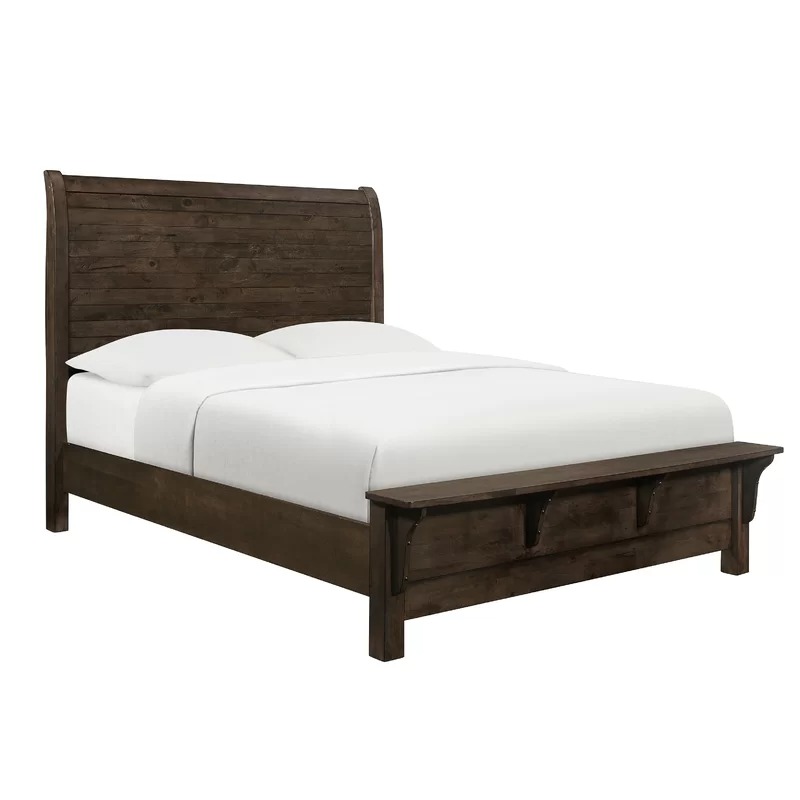 Cecelia King Solid Wood Standard Bed