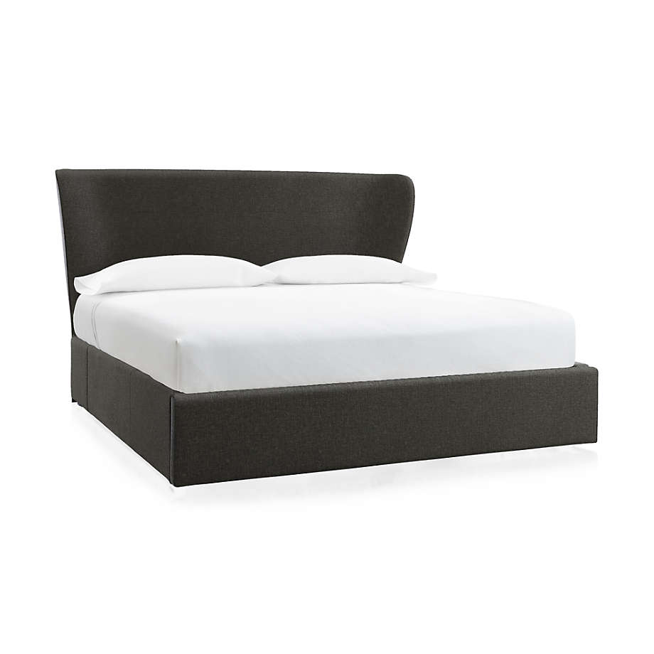 Carlie King Bed With Wingback Headboard