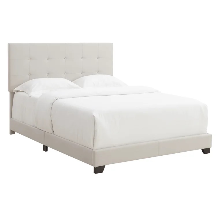 Cloer Tufted Upholstered Low Profile Standard Bed Queen