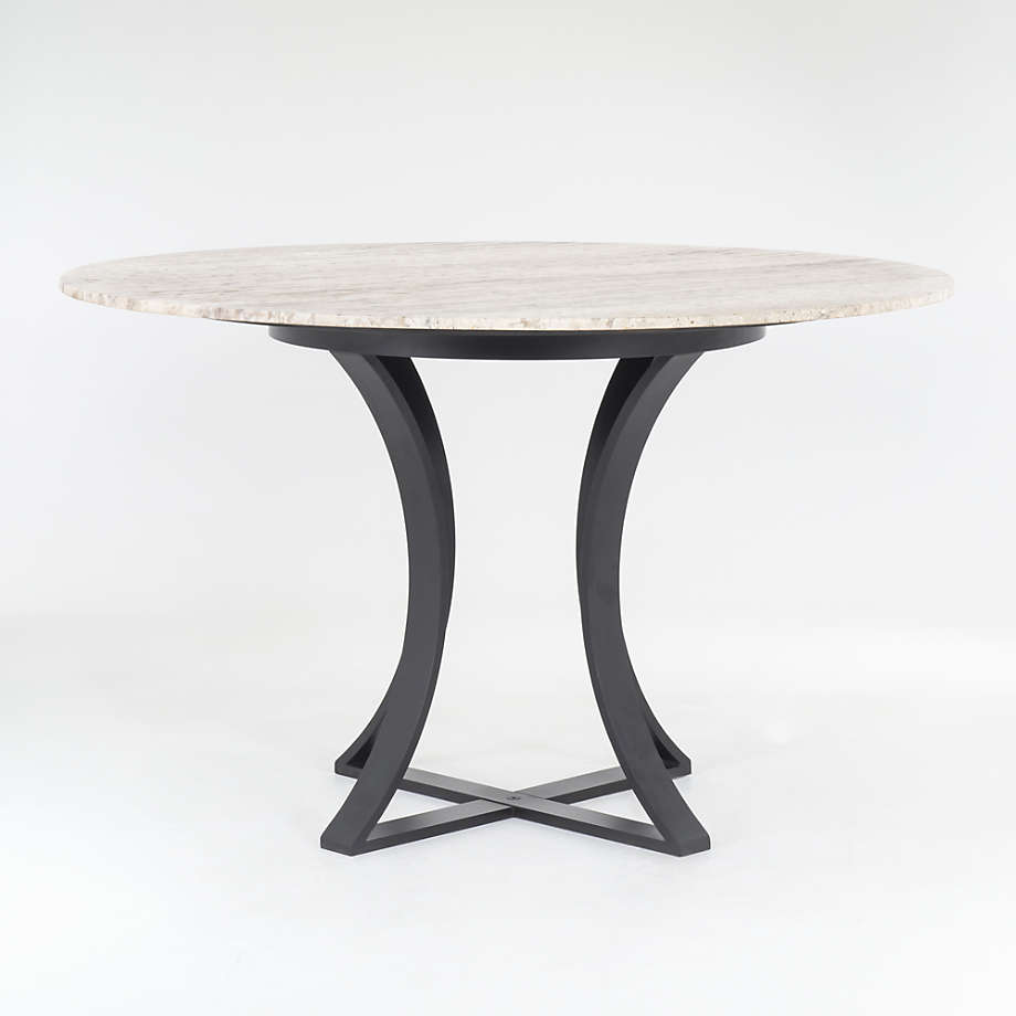 Damen 48 White Marble Top Dining Table