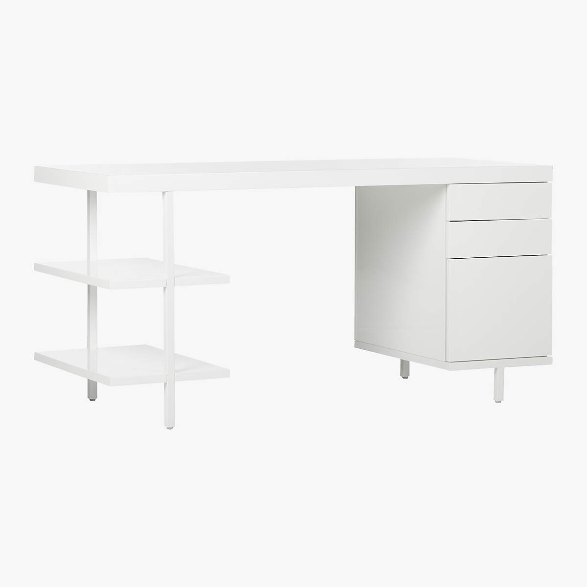 Cb2 stairway sales modular desk