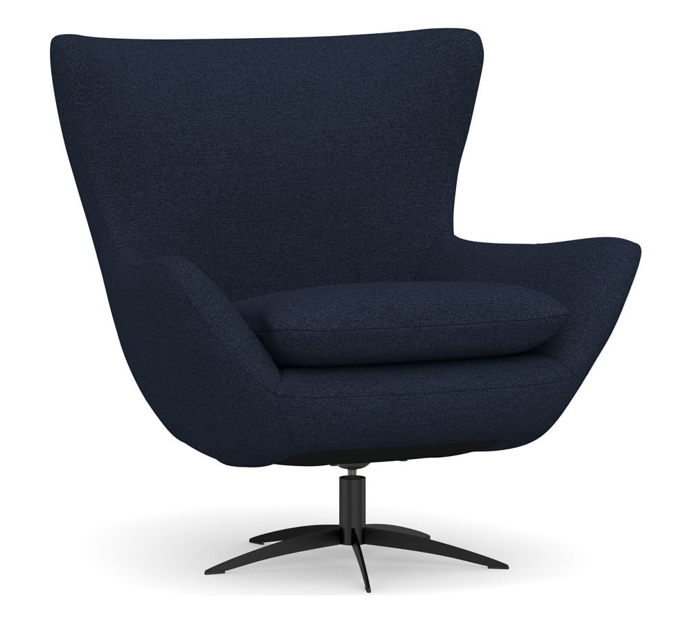 Wells Upholstered Swivel Armchair