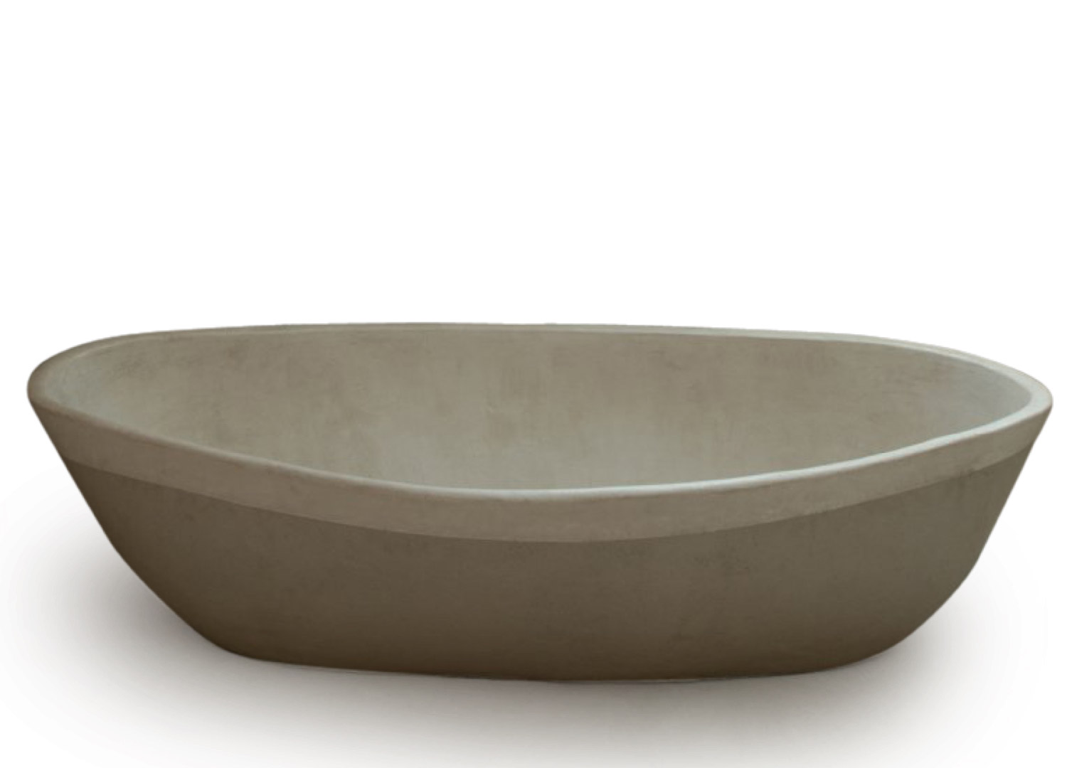 Clay bathtub
