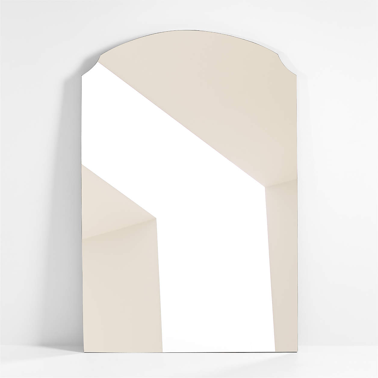 Emmy Brass Floor Mirror