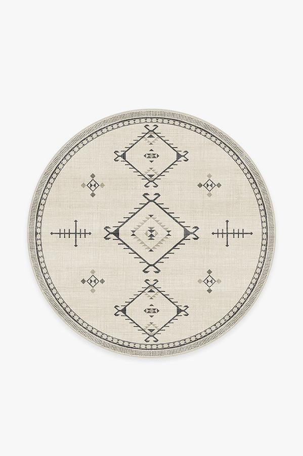 Damali Black And White Rug6'x6'