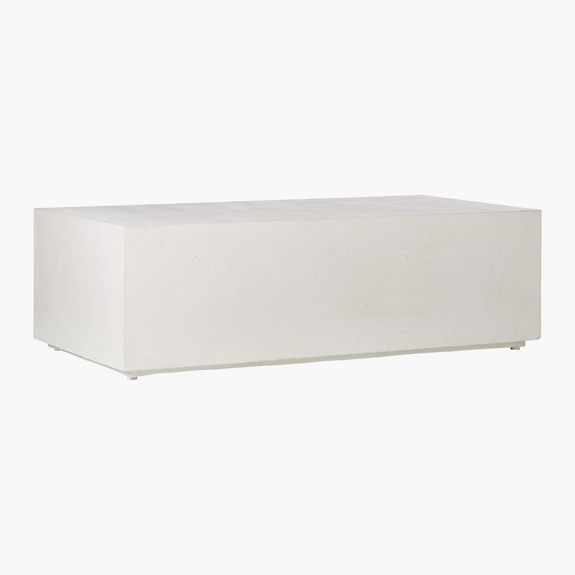 Ivory Concrete Outdoor Coffee Table