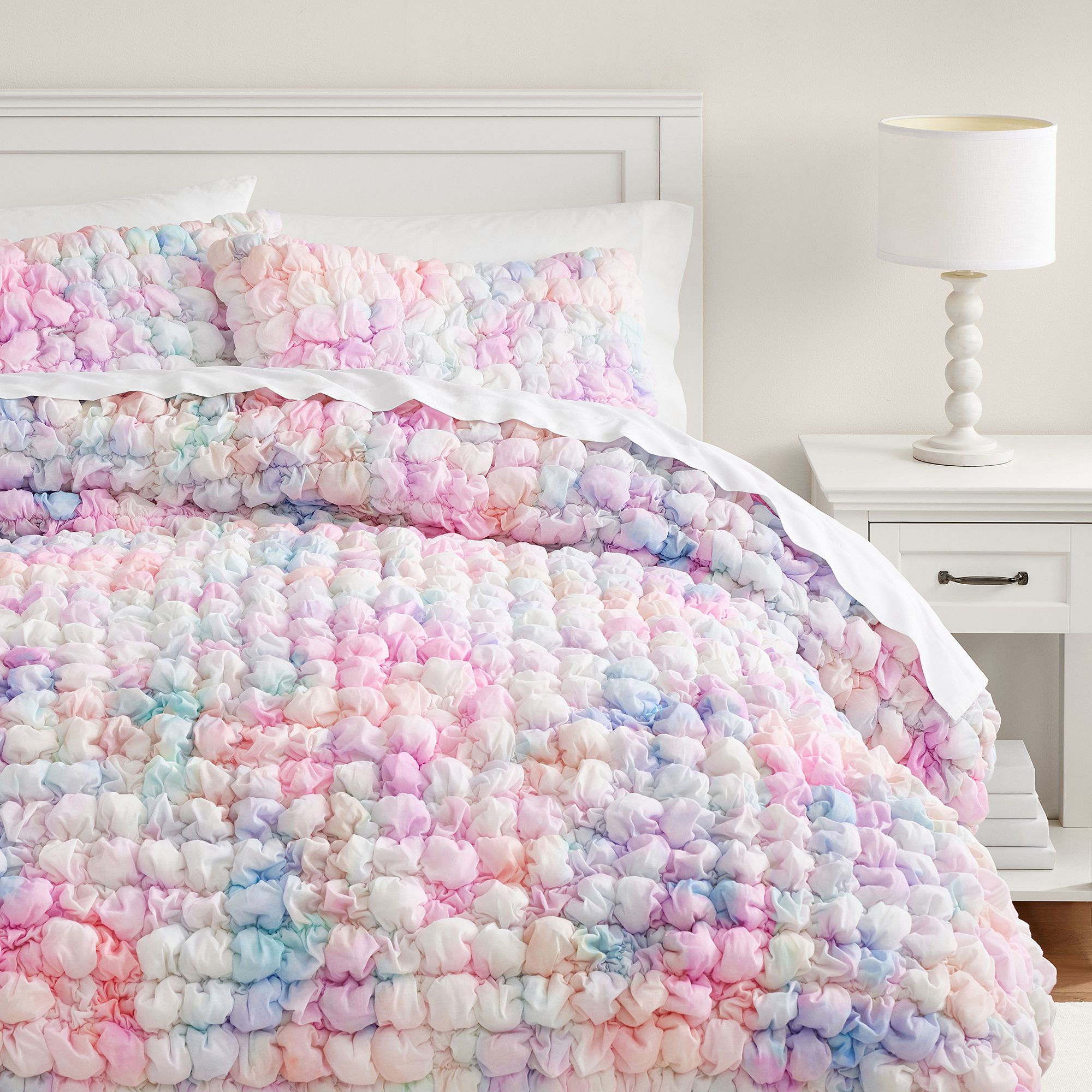 Tie Dye Marshmallow QuiltTwin