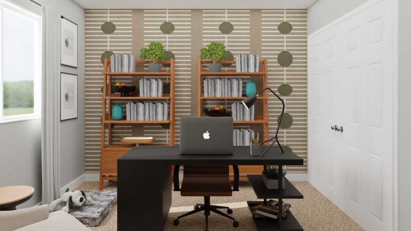 Mastering a Home Office Design  Small home offices, Home library design, Home  office setup