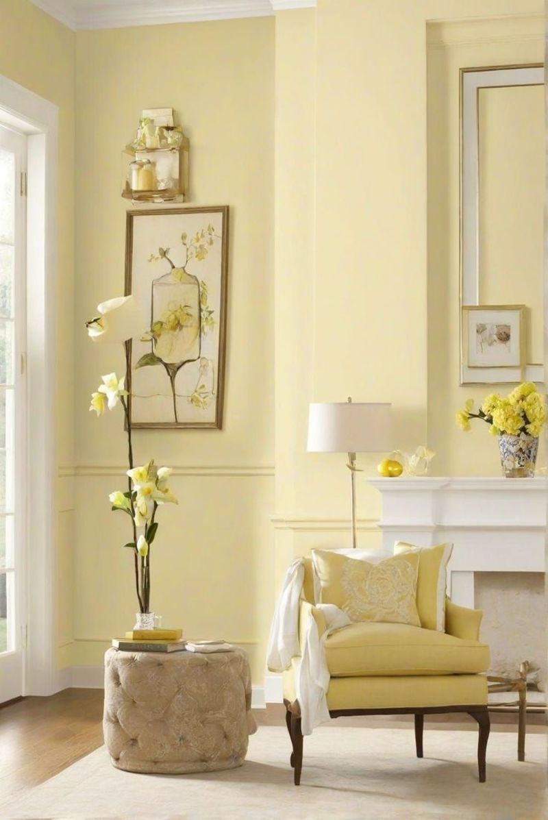 Buttery Yellow Interior Design Space