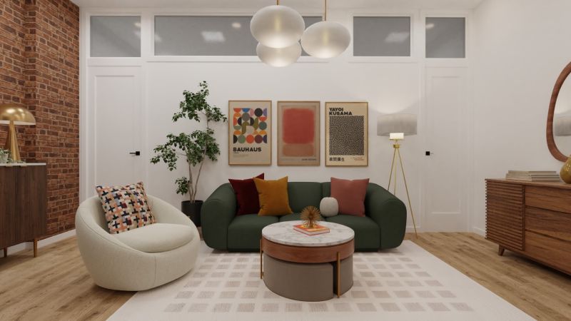 Living Room Design By Spacejoy