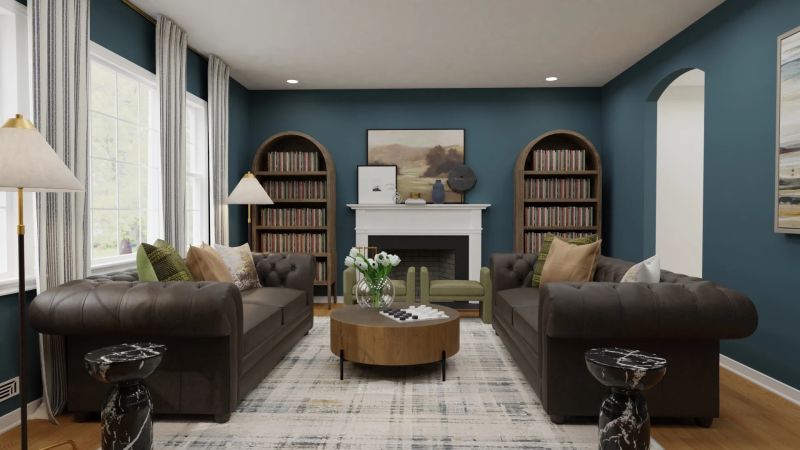 living room design by spacejoy