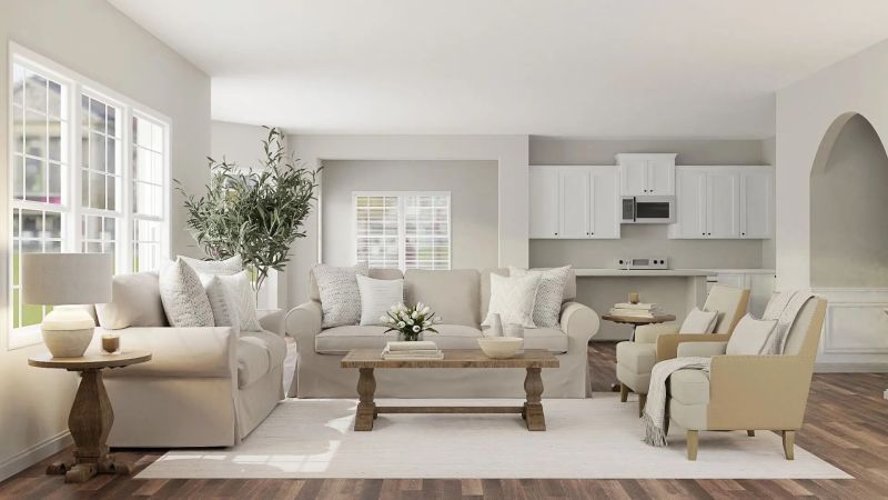 neutral living room design by spacejoy