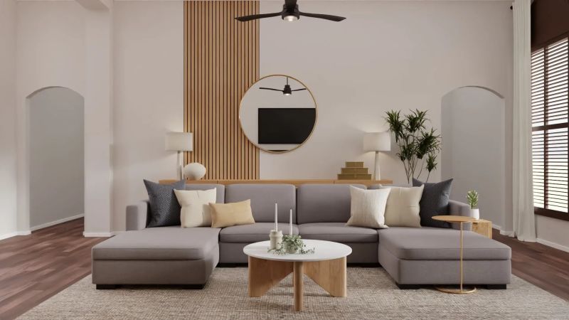 living room design by spacejoy