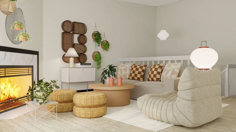 living room design by spacejoy
