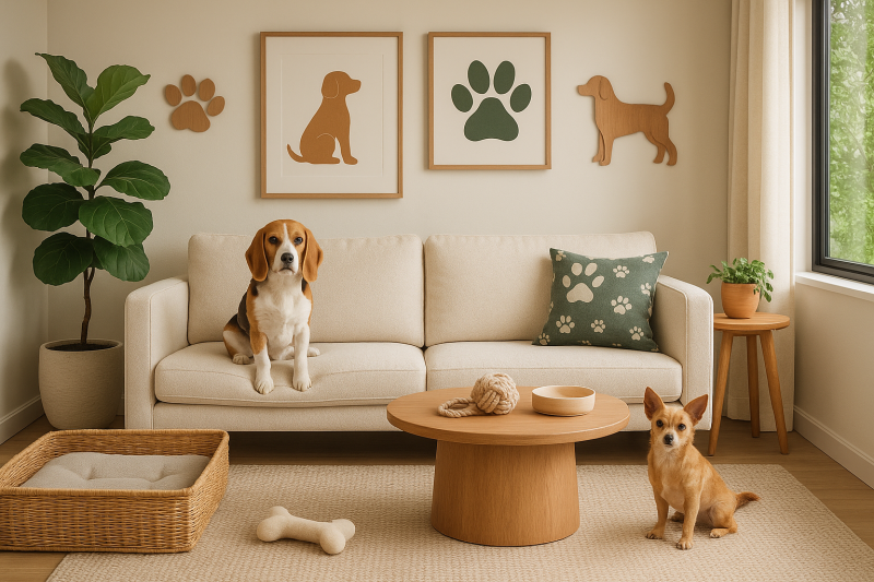Pet friendly room design