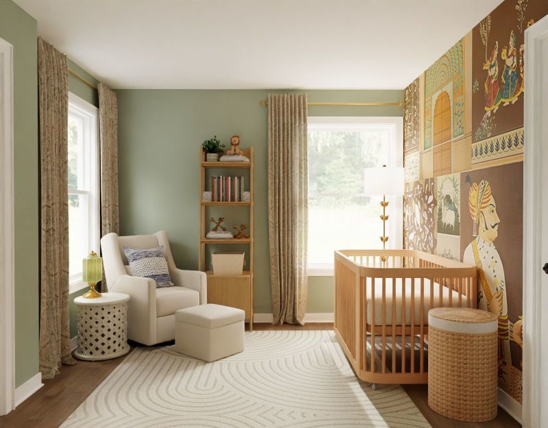 nursery room design by spacejoy