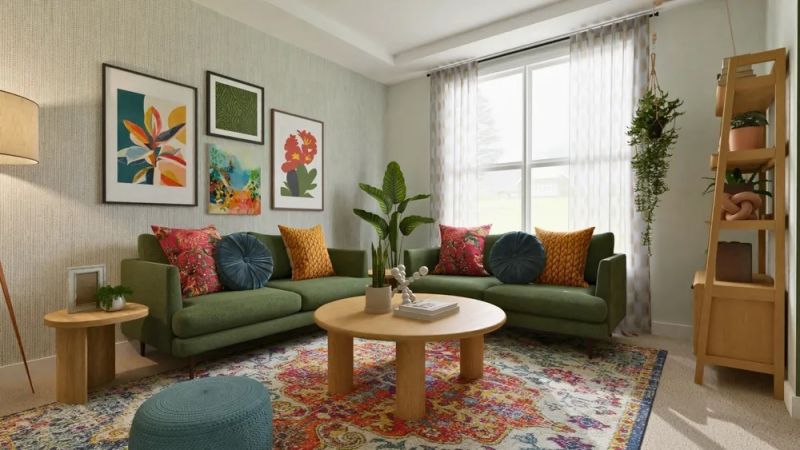 living room designed by spacejoy