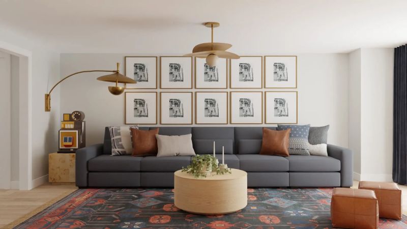 living room design by spacejoy