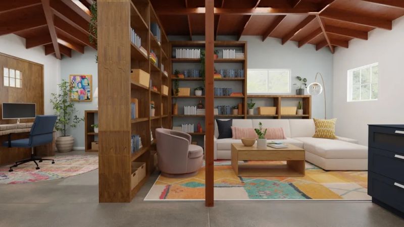 basement living room design