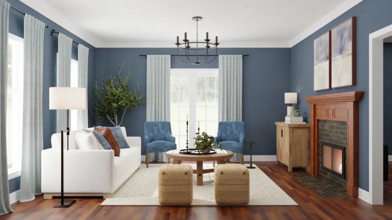 coastal inspired living room by spacejoy
