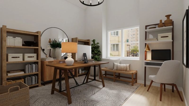 home office design by spacejoy