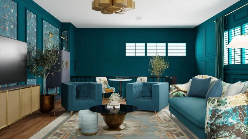 living room design by spacejoy