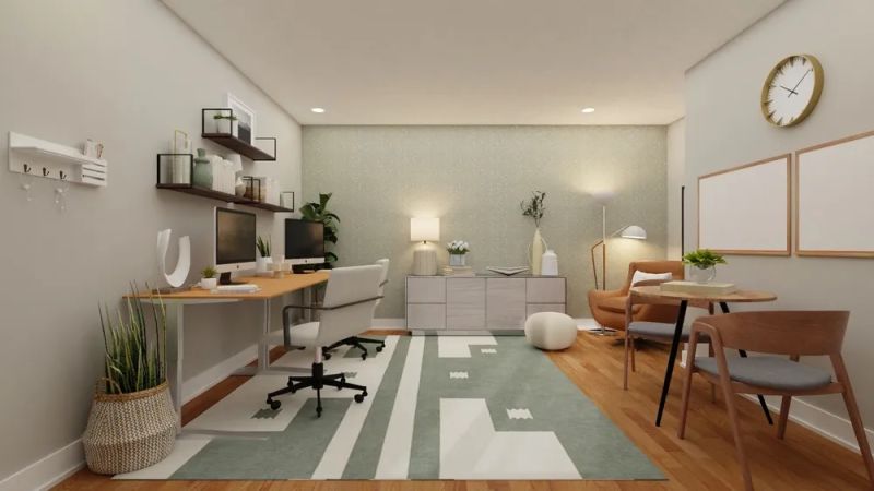 home office design by spacejoy