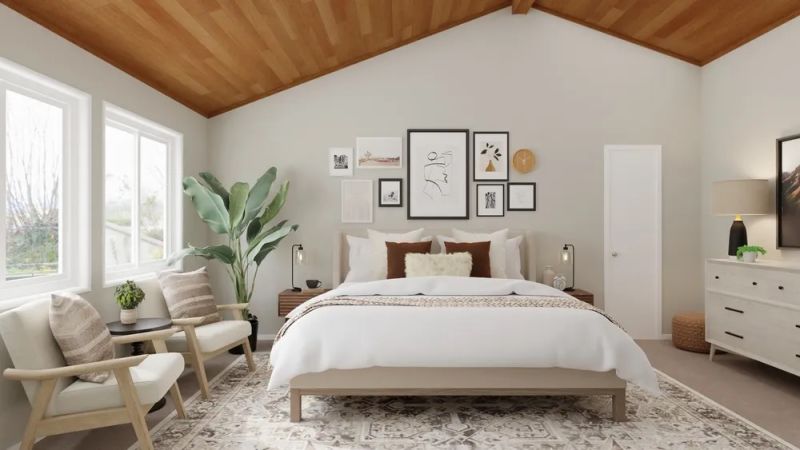 minimalist bedroom design by spacejoy