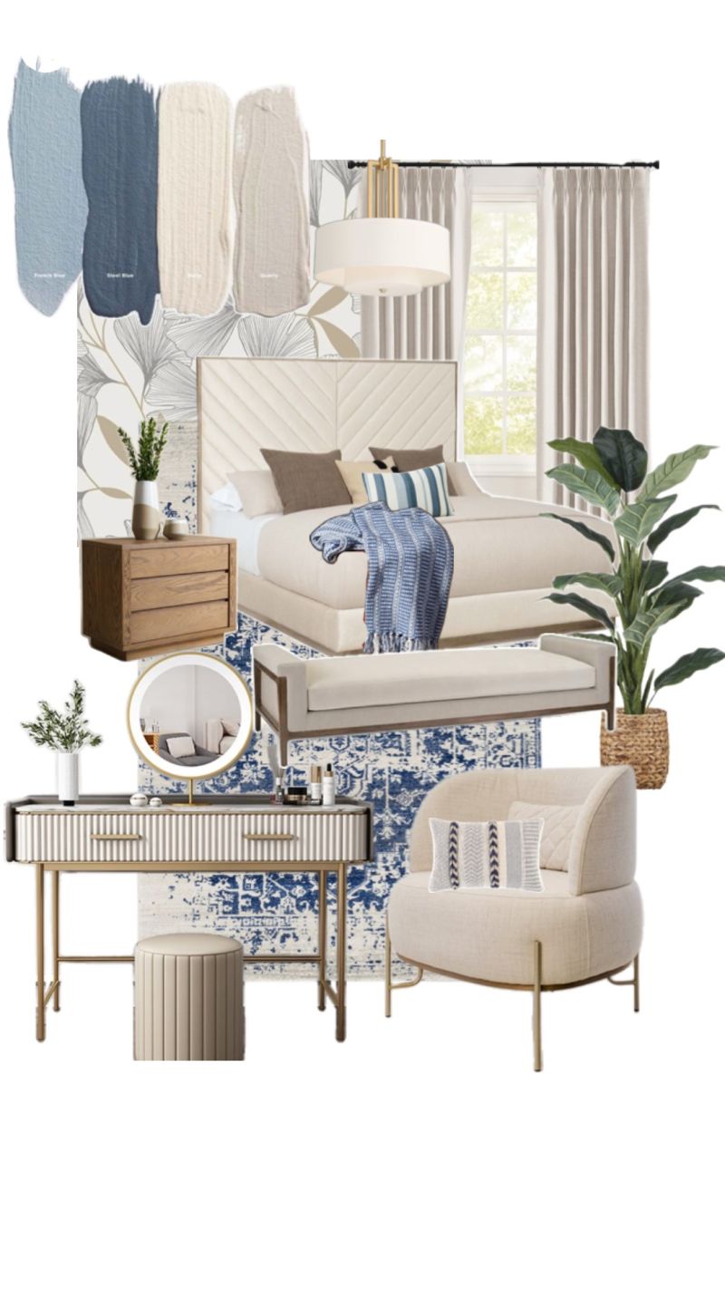 coastal interior moodboard