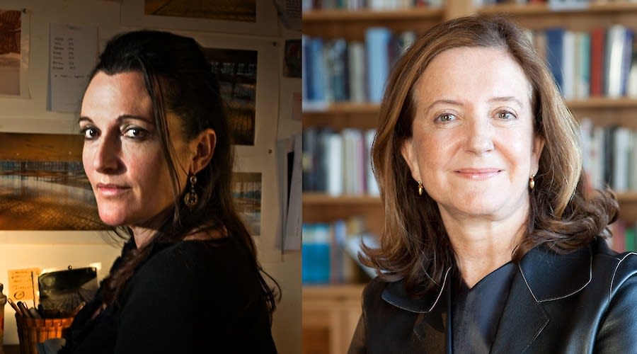 Cristina Iglesias and Beatriz Colomina at Marian Goodman Gallery