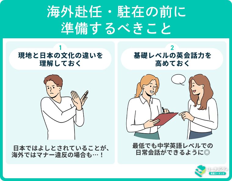 海外赴任・駐在の前に準備するべきこと