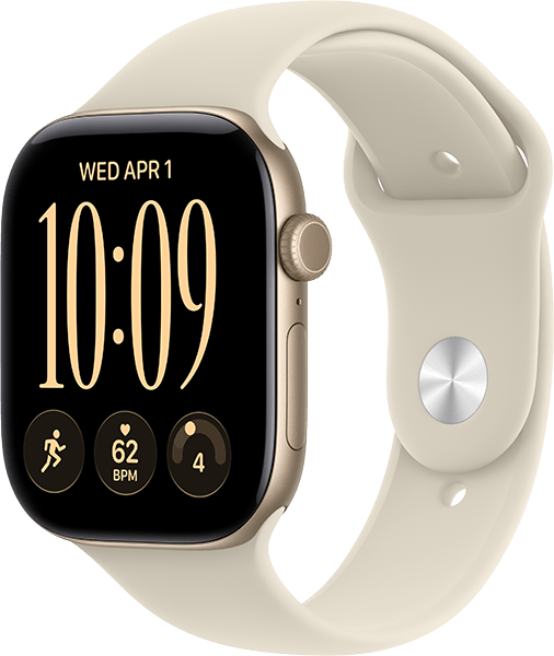 Watch Series 12 46mm Light Gold Alum/Sand Bd-M/L