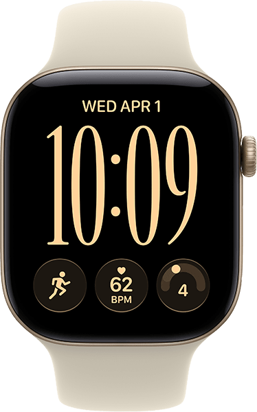 Watch Series 12 46mm Light Gold Alum/Sand Bd-M/L