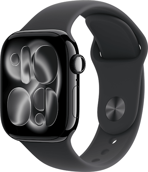 Watch Series 11 42mm Jet Blk Alum/Blk Band-S/M