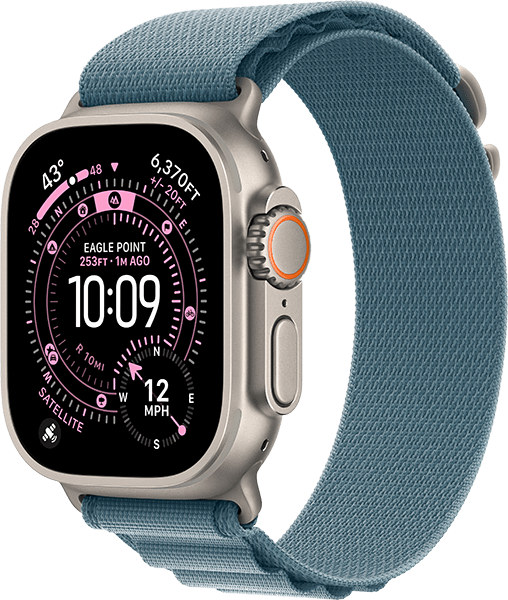 Watch Ultra 3 49mm Nat Ttnm/Lgt Blue Alp Loop-S