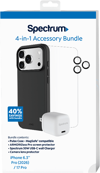 4-in-1 Accessory Bundle for iPhone 18 Pro Black