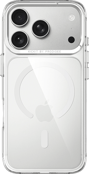 KickIt MagSafe Case for iPhone 18 Pro Clear