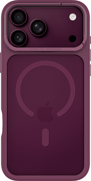 KickIt MagSafe Case for iPhone 18 Pro Max Brgndy